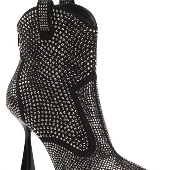 Rhinestone Booties New size 6 - Picture 6 of 6